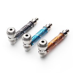 ( Pack of 3 ) 3.2" Metal Detachment Tobacco Smoking Pipe with Cap Lid Screens