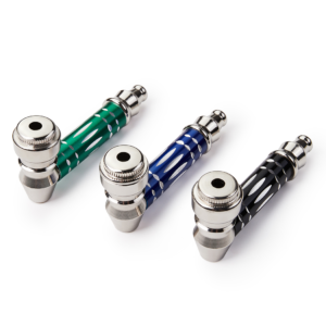 ( Pack of 3 ) 3.2" Metal Detachment Tobacco Smoking Pipe with Cap Lid Screens
