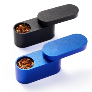 ( Pack of 2 ) 2" Metal Detachment Mini Tobacco Smoking Pipes with Caps Hand Pipe